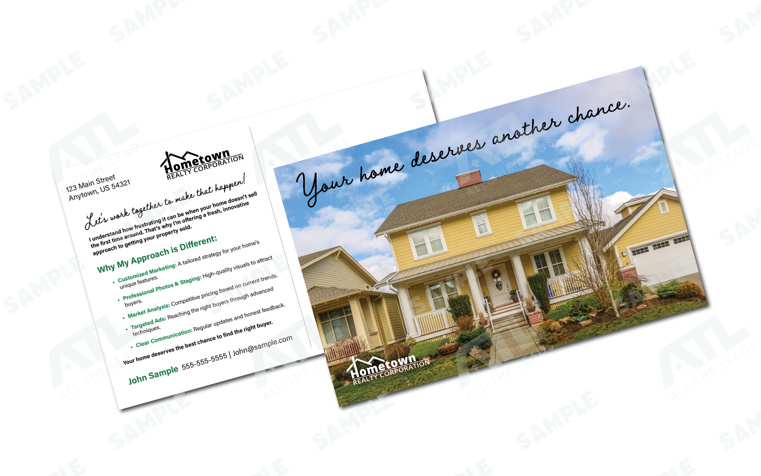 Second Chance Postcard Design